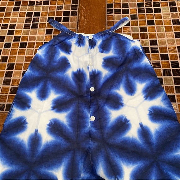 Janie and Jack Shibori Halter Jumpsuit - Picture 7 of 10